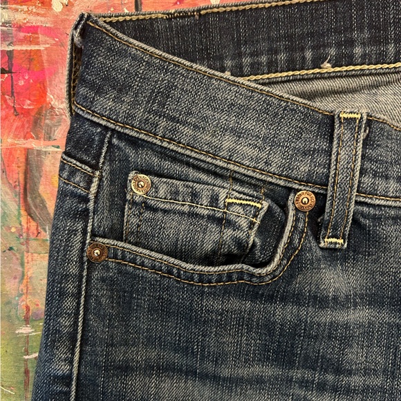 7 For all Mankind Mid-Rise Skinny Jeans - Size 26 - Picture 9 of 9